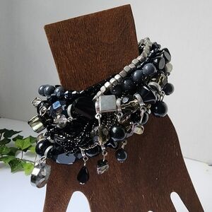 Boho Multi Strand Statement Bracelet